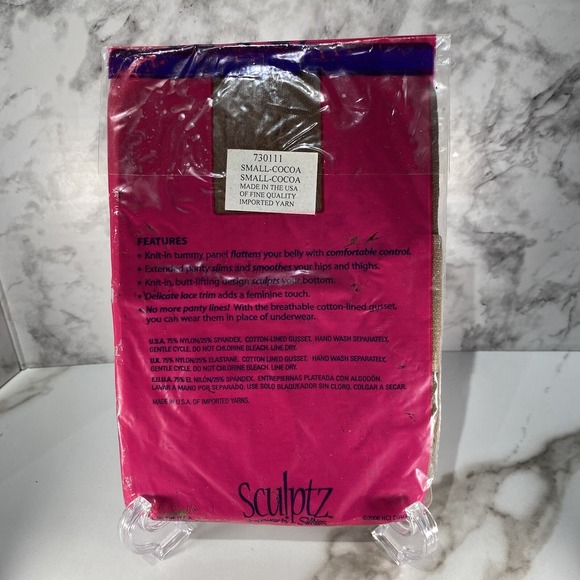 Silkies Shapewear Shorts Sculptz Multi Shaper Size Small- Cocoa 730111 - Picture 3 of 5